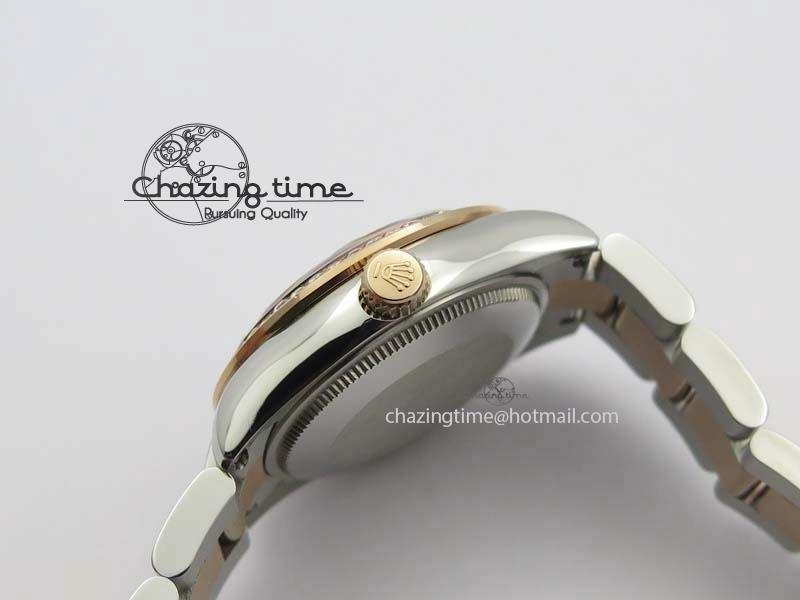 DateJust 31mm SS RG BP-Maker Best Edition MOP Diamond Markers Dial On SS RG Bracelet A2824 V2
