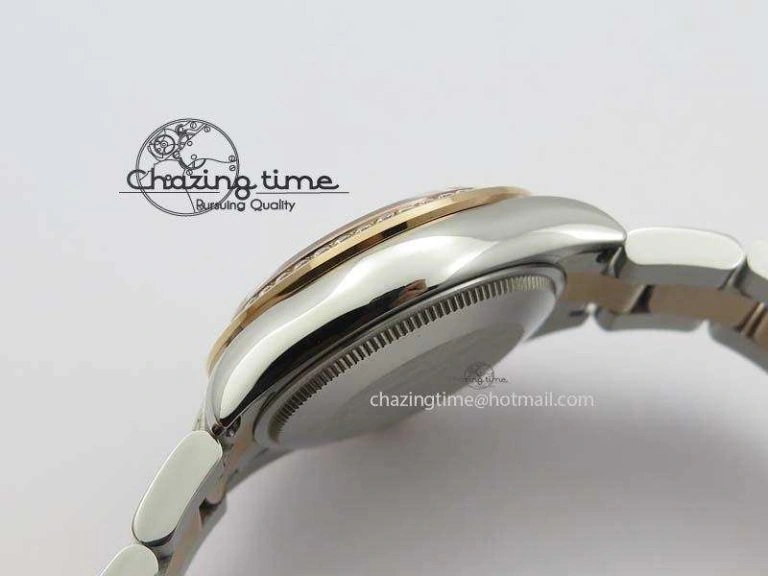 DateJust 31mm SS RG BP-Maker Best Edition MOP Diamond Markers Dial On SS RG Bracelet A2824 V2