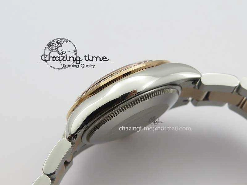 DateJust 31mm SS RG BP-Maker Best Edition MOP Diamond Markers Dial On SS RG Bracelet A2824 V2