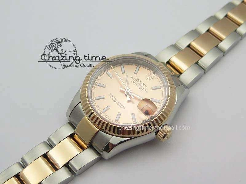 DateJust 31mm SS RG BP-Maker Best Edition Rose Gold Dial On SS RG Bracelet A2824 V2