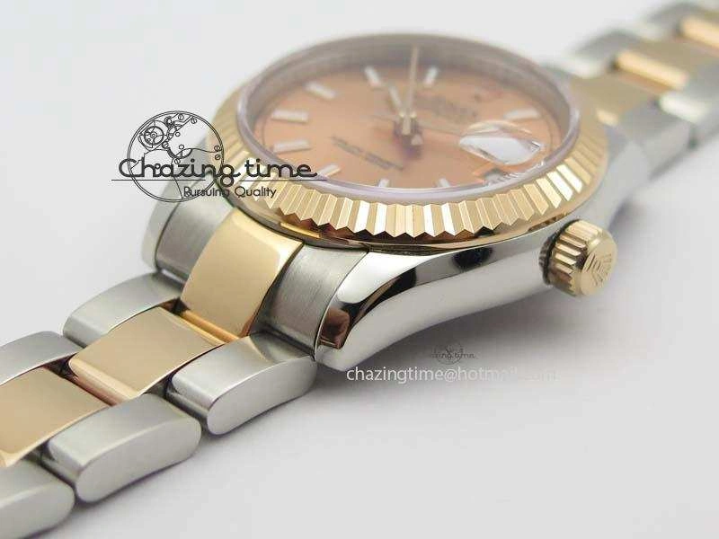 DateJust 31mm SS RG BP-Maker Best Edition Rose Gold Dial On SS RG Bracelet A2824 V2
