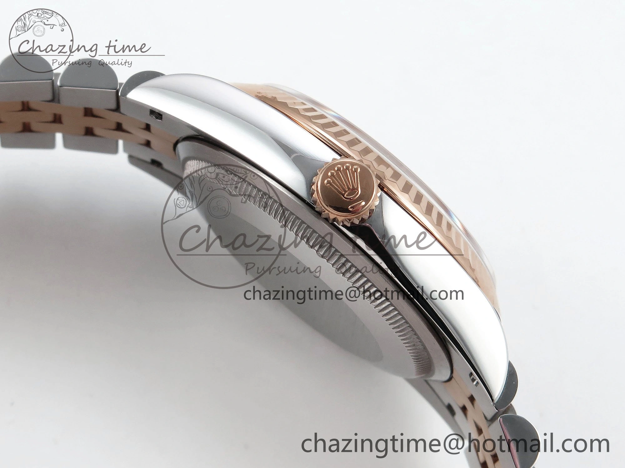 DateJust 36 126231 APF 1:1 Best Edition 904L Steel Gray Dial Green Roman on SS RG Jubilee Bracelet VR3235