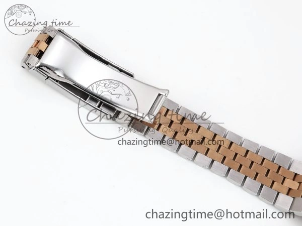 DateJust 36 126231 APF 1:1 Best Edition 904L Steel Gray Dial Green Roman on SS RG Jubilee Bracelet VR3235