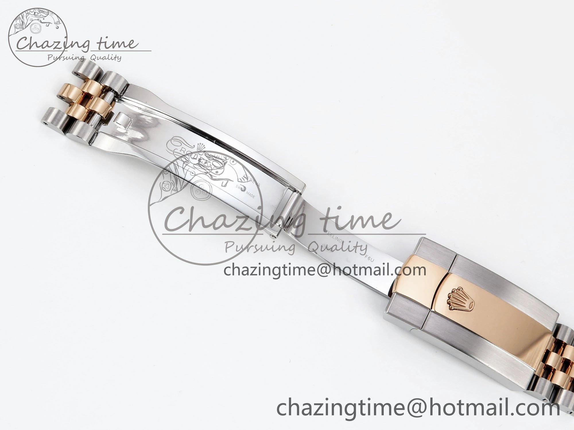 DateJust 36 126231 APF 1:1 Best Edition 904L Steel Gray Dial Green Roman on SS RG Jubilee Bracelet VR3235