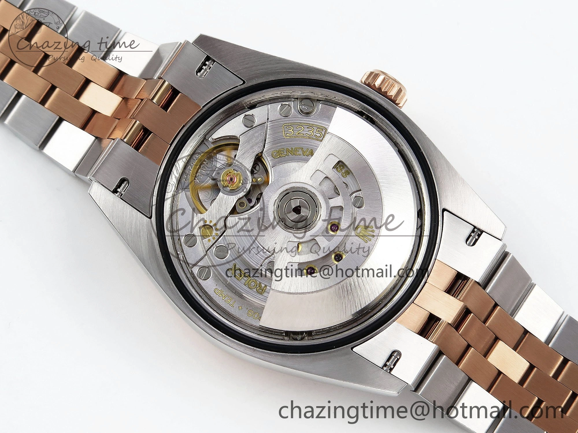 DateJust 36 126231 APF 1:1 Best Edition 904L Steel Gray Dial Green Roman on SS RG Jubilee Bracelet VR3235