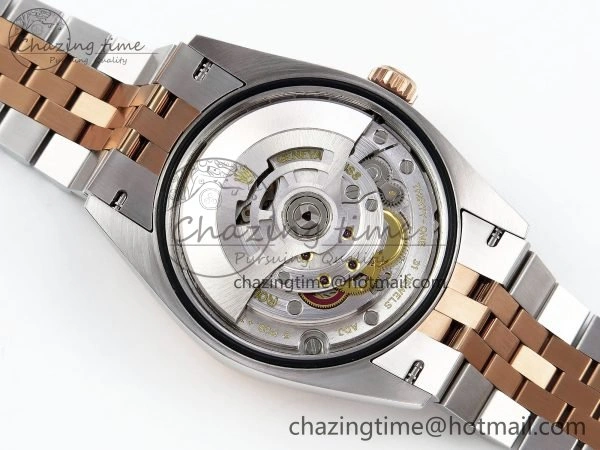 DateJust 36 126231 APF 1:1 Best Edition 904L Steel Gray Dial Green Roman on SS RG Jubilee Bracelet VR3235