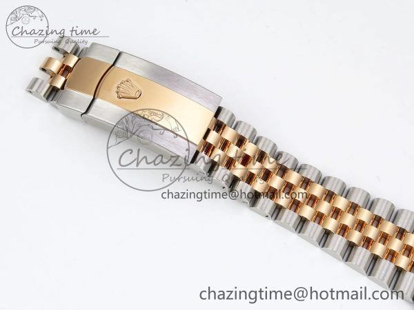 DateJust 36 126231 Clean 1:1 Best Edition 904L Steel Gray DIal Green Roman Marker on SS RG Jubilee Bracelet VR3235