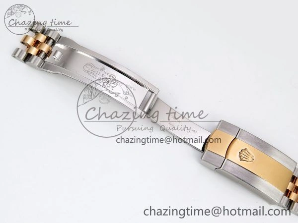DateJust 36 126231 Clean 1:1 Best Edition 904L Steel Gray DIal Green Roman Marker on SS RG Jubilee Bracelet VR3235