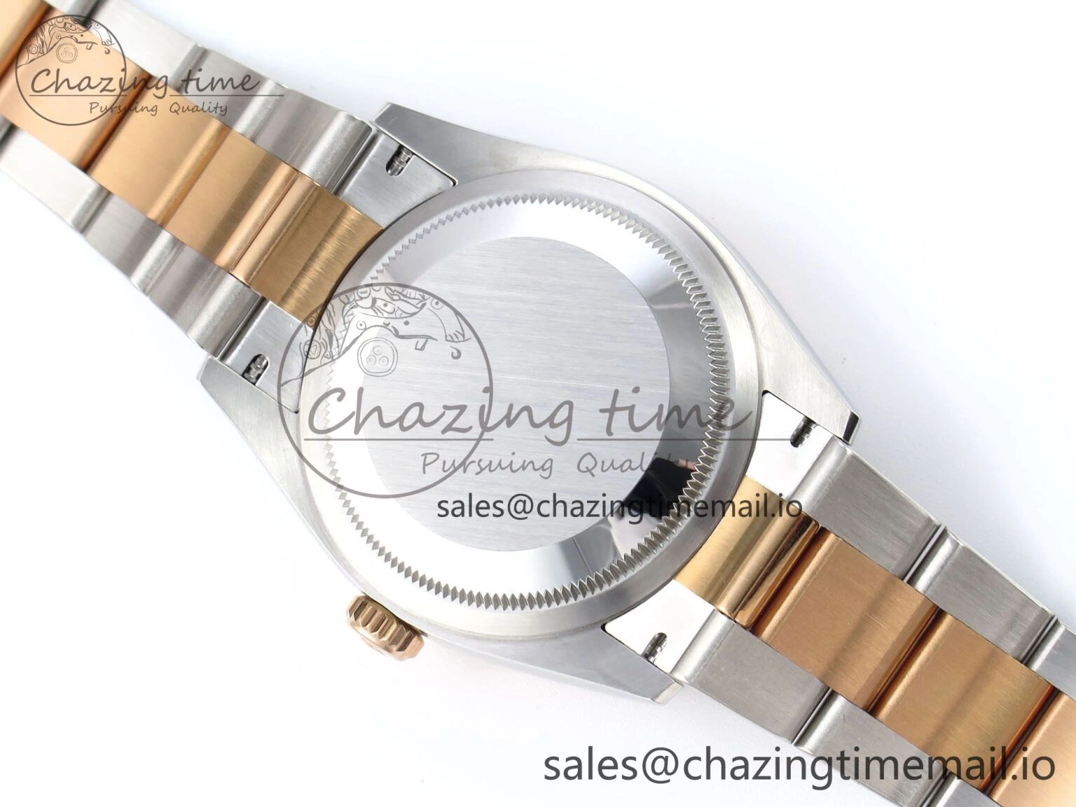 DateJust 36 126231 EWEF Best Edition Brown Pattern Diamonds Dial on SS RG Oyster Bracelet A3235