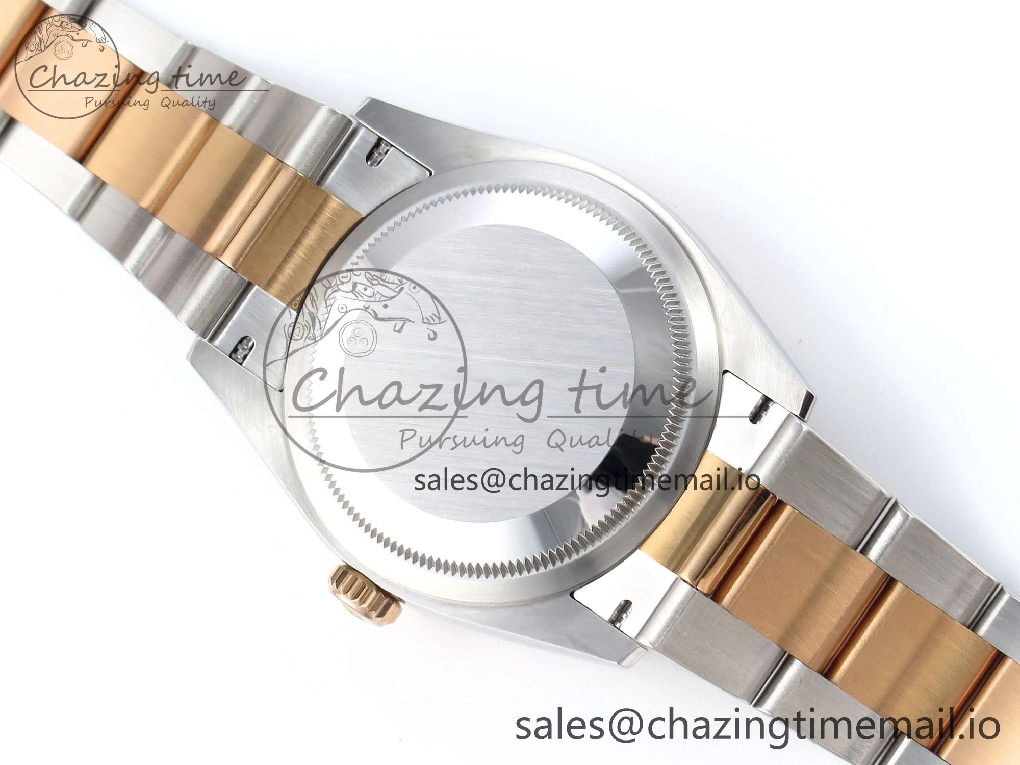 DateJust 36 126231 EWEF Best Edition Brown Pattern Diamonds Dial on SS RG Oyster Bracelet A3235