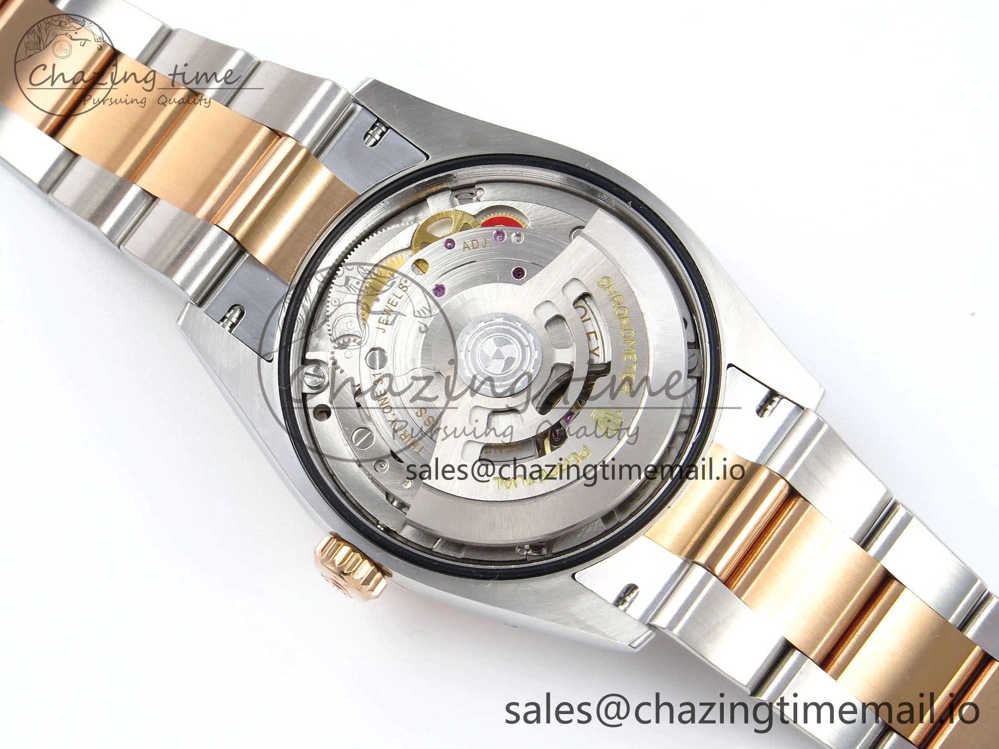 DateJust 36 126231 EWEF Best Edition Brown Pattern Diamonds Dial on SS RG Oyster Bracelet A3235