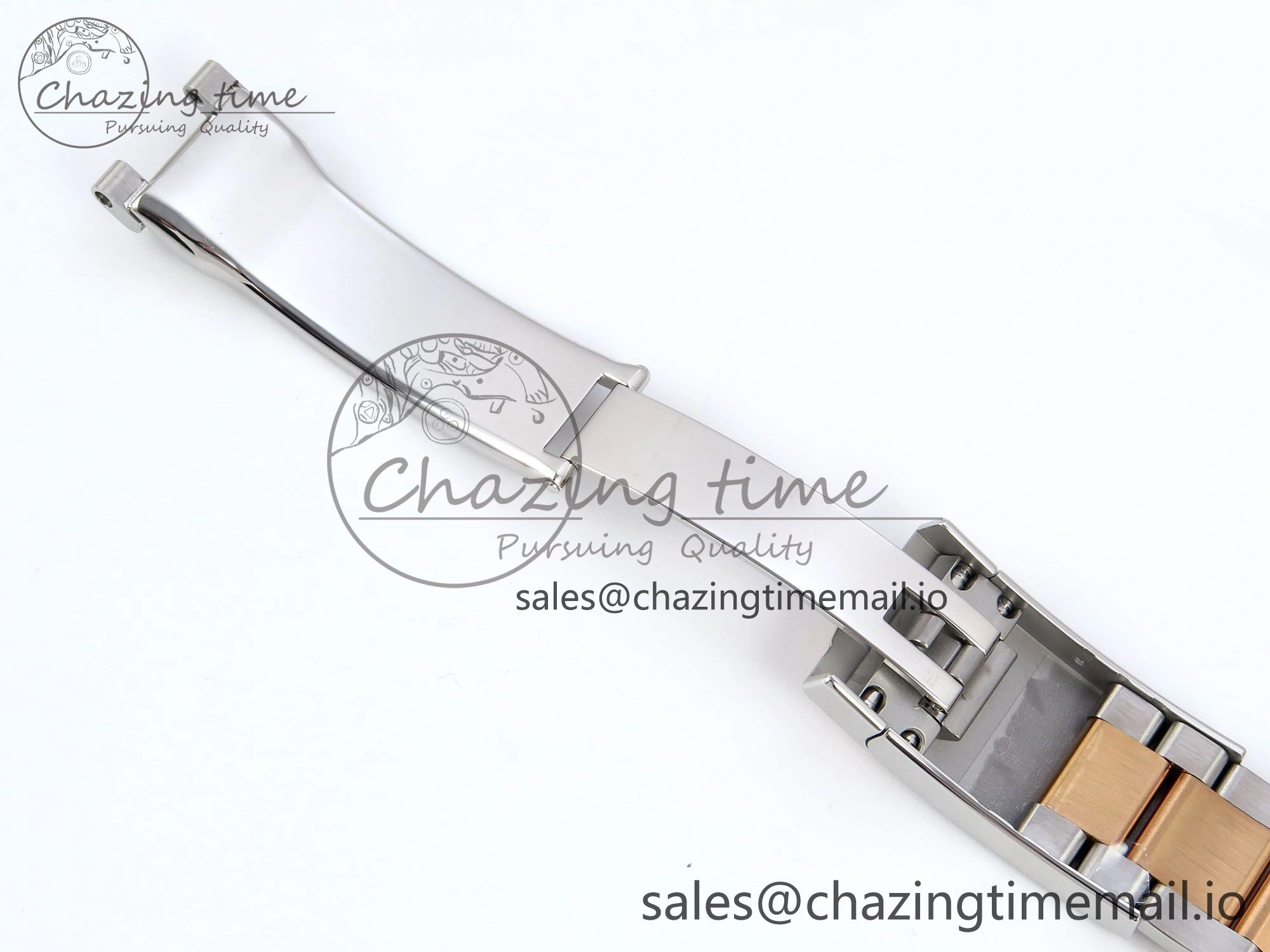 DateJust 36 126231 EWEF Best Edition Gray Dial Green Roman Marker on SS RG Oyster Bracelet A3235