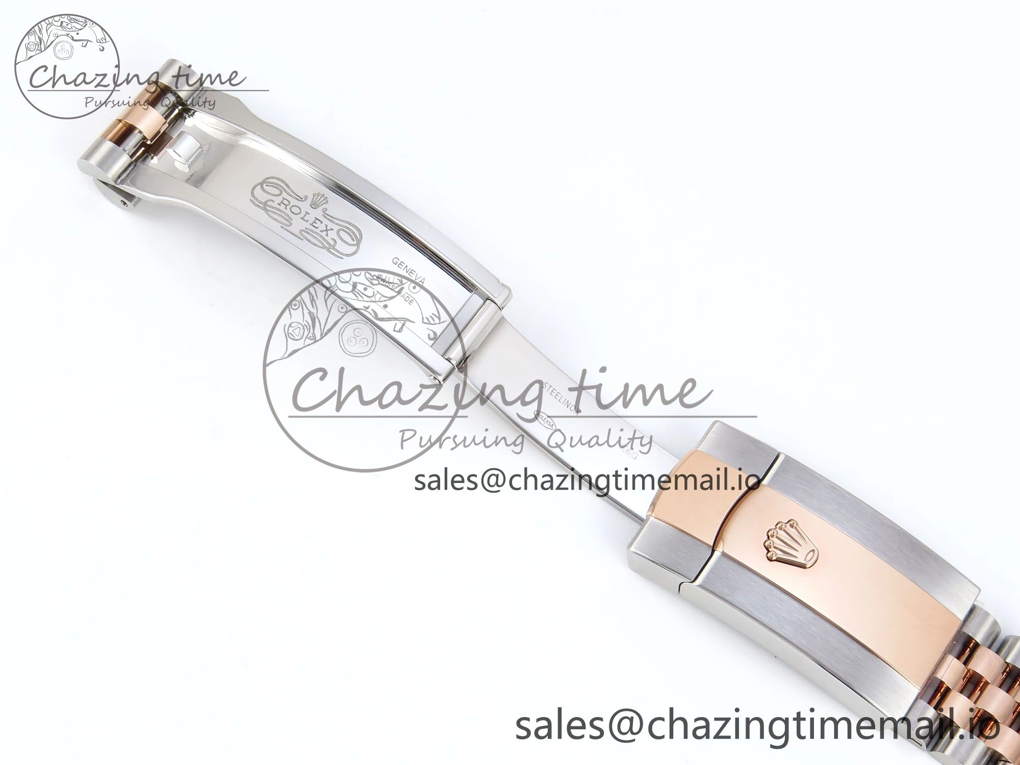DateJust 36 126231 EWEF Best Edition Silver Textured Dial Stick Marker on SS RG Jubilee Bracelet A3235
