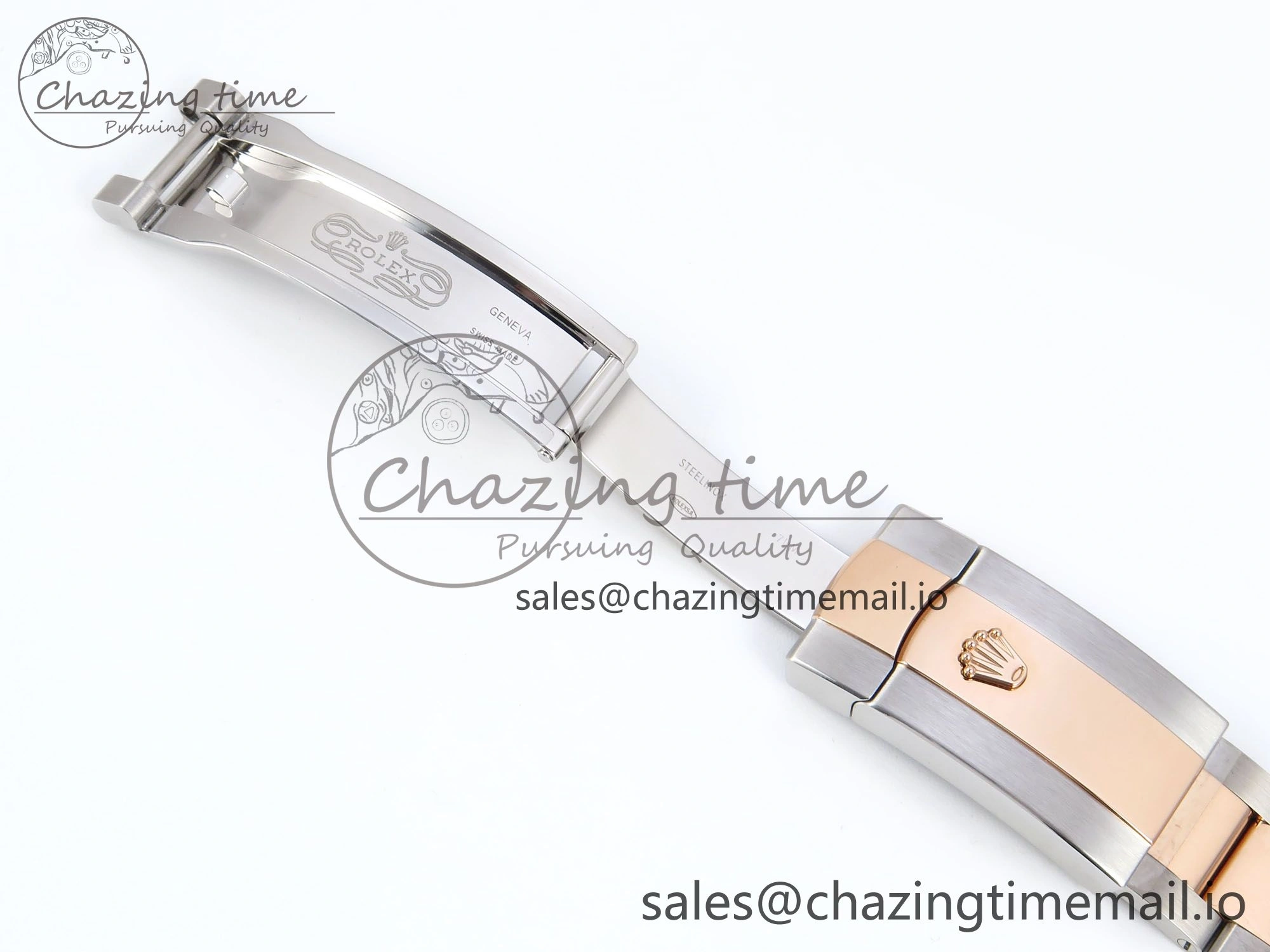 DateJust 36 126231 EWEF Best Edition White Textured Diamonds Dial on SS RG Oyster Bracelet A3235