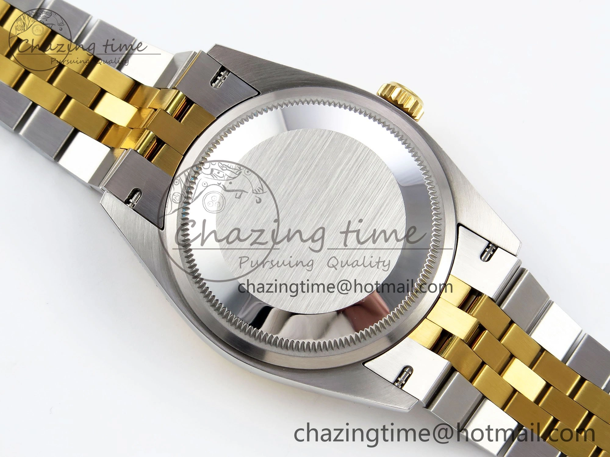 DateJust 36 126233 APF 1:1 Best Edition 904L Steel Gray Dial Green Roman on SS YG Jubilee Bracelet VR3235