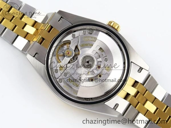 DateJust 36 126233 APF 1:1 Best Edition 904L Steel Gray Dial Green Roman on SS YG Jubilee Bracelet VR3235