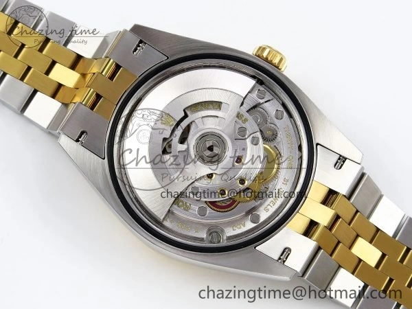 DateJust 36 126233 APF 1:1 Best Edition 904L Steel Gray Dial Green Roman on SS YG Jubilee Bracelet VR3235