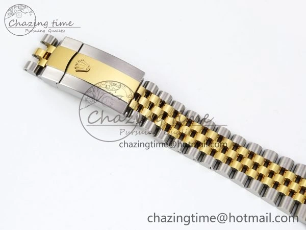 DateJust 36 126233 APF 1:1 Best Edition 904L Steel Gray Dial Green Roman on SS YG Jubilee Bracelet VR3235