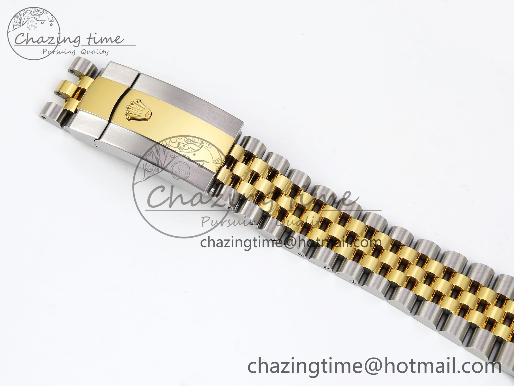 DateJust 36 126233 APF 1:1 Best Edition 904L Steel Gray Dial Green Roman on SS YG Jubilee Bracelet VR3235