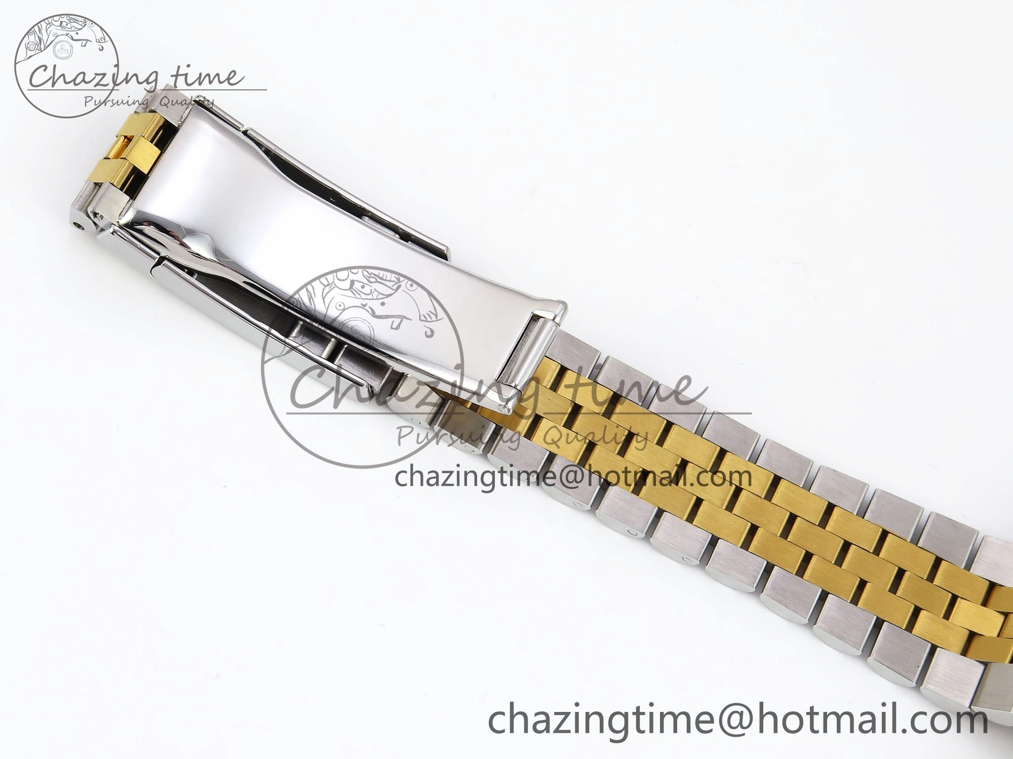 DateJust 36 126233 APF 1:1 Best Edition 904L Steel Gray Dial Green Roman on SS YG Jubilee Bracelet VR3235