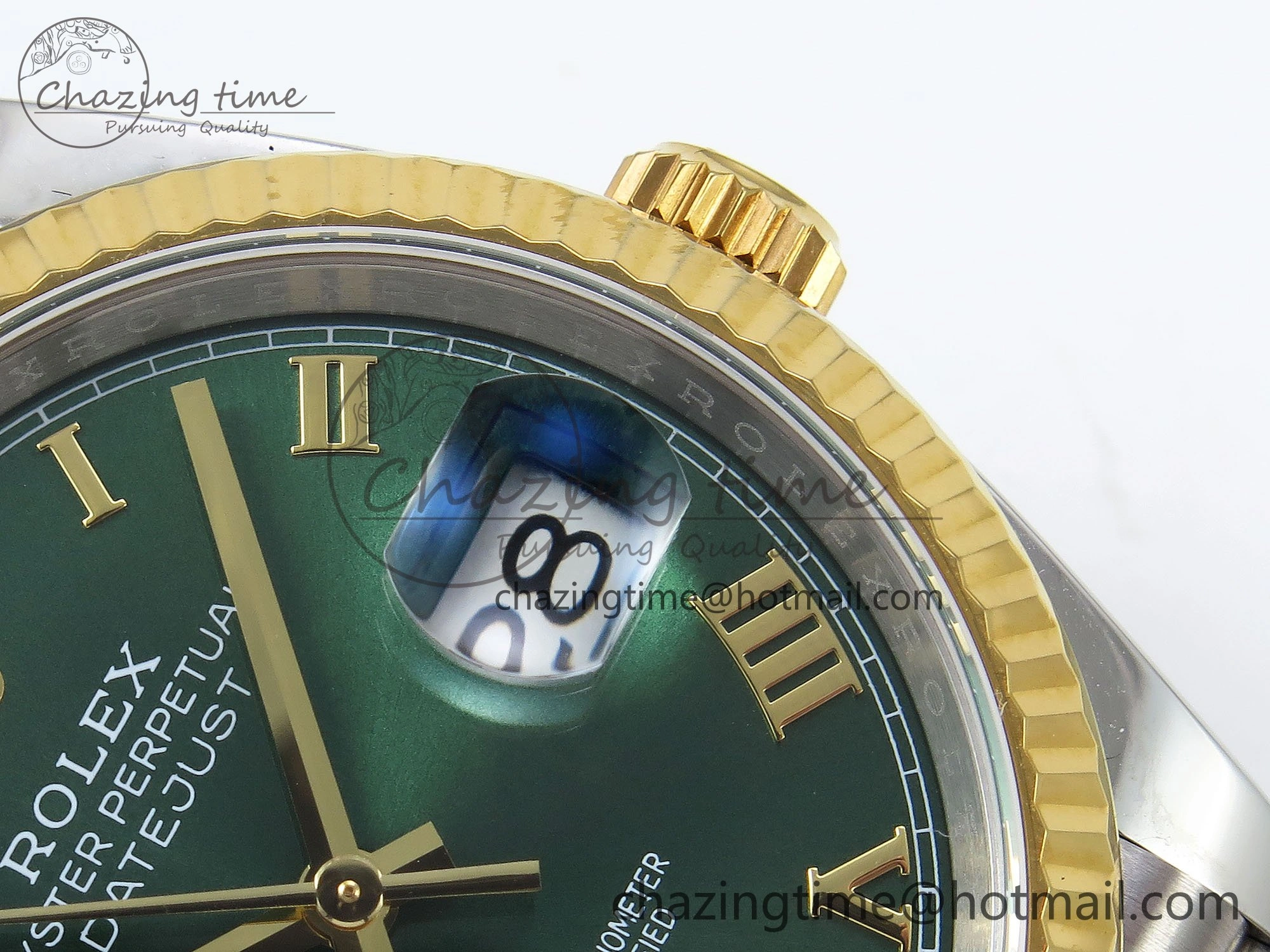 DateJust 36 126233 APF 1:1 Best Edition 904L Steel Green Diamond Roman Dial on Jubilee Bracelet VR3235