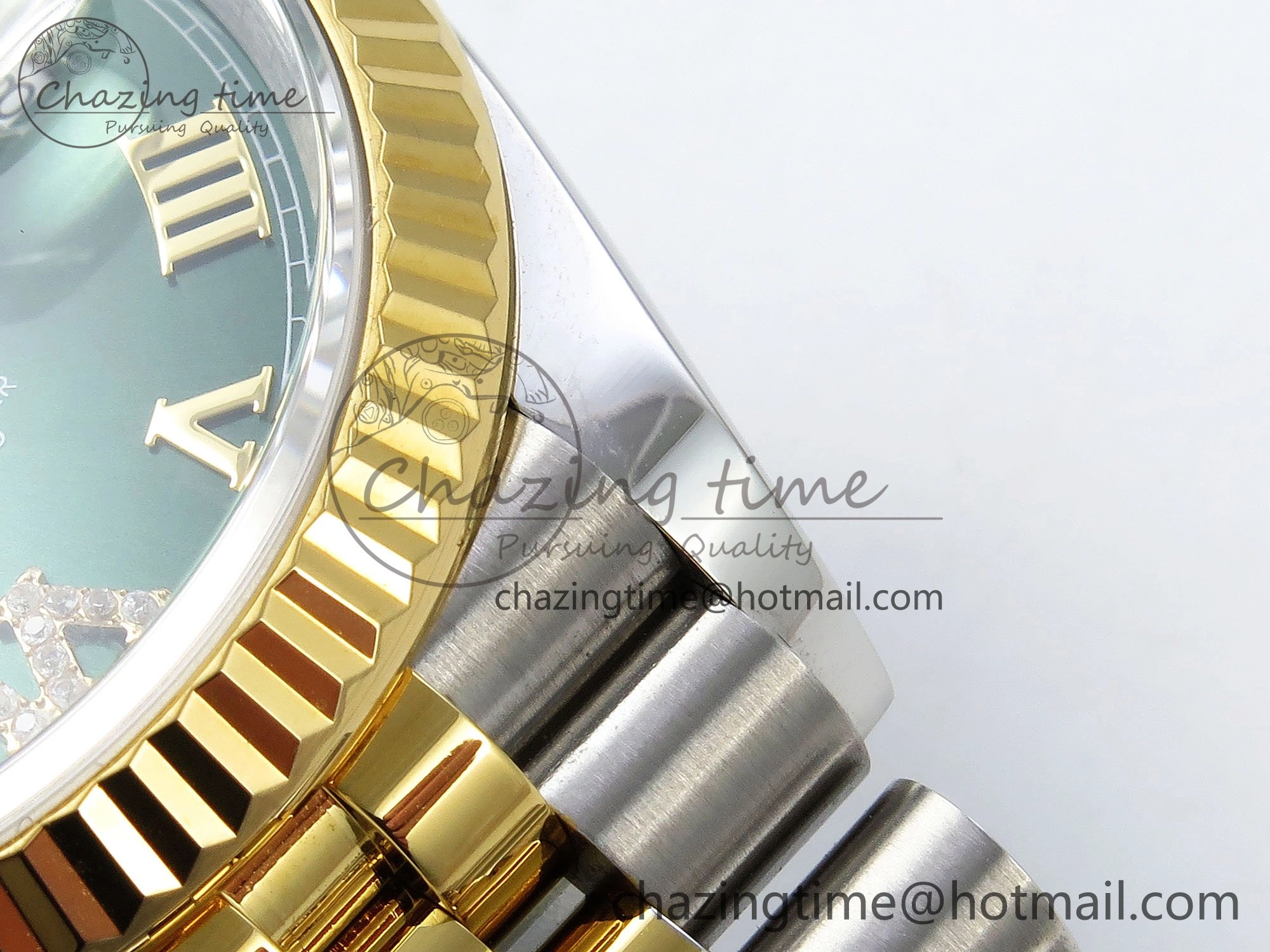 DateJust 36 126233 APF 1:1 Best Edition 904L Steel Green Diamond Roman Dial on Jubilee Bracelet VR3235