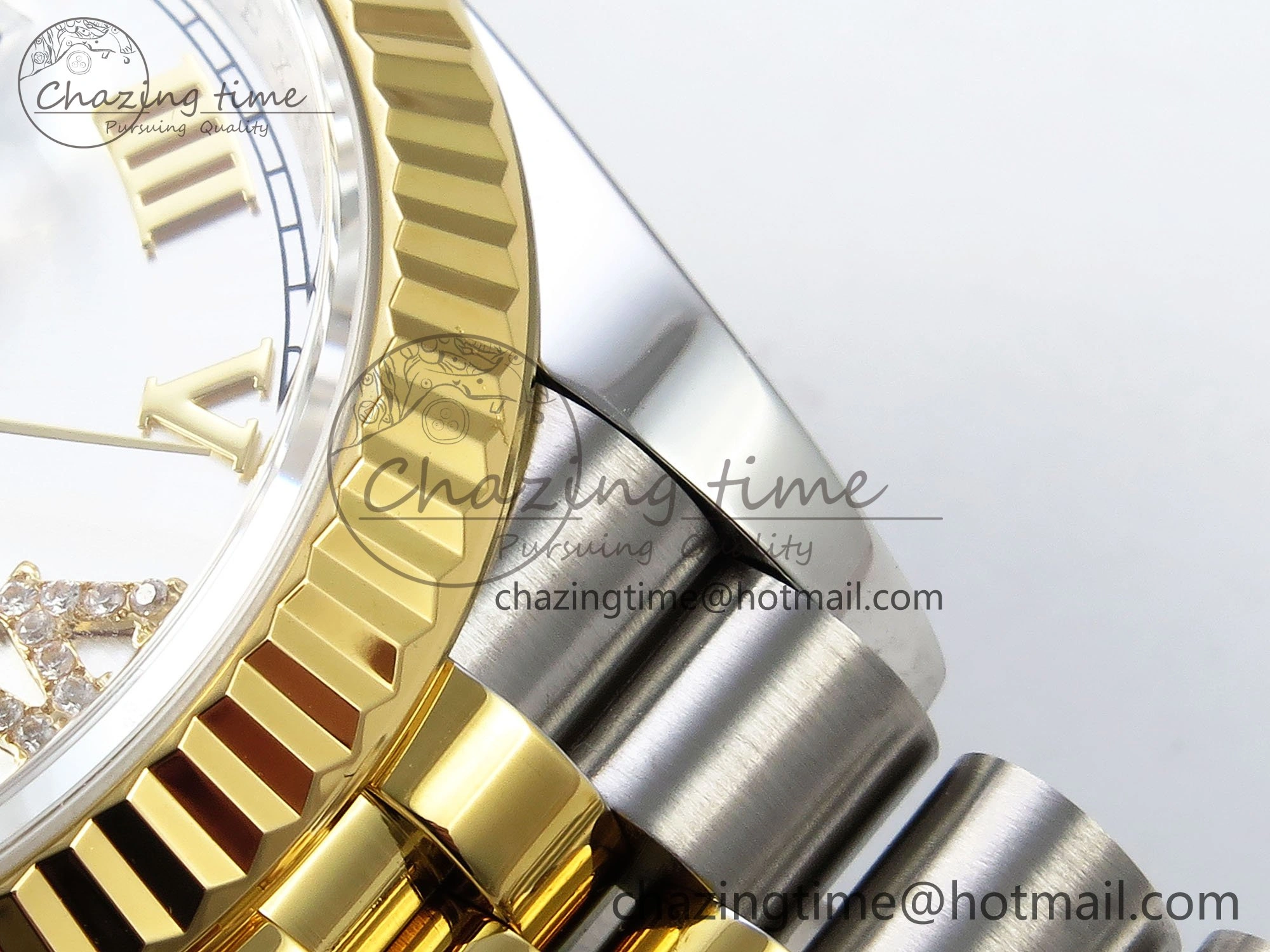 DateJust 36 126233 APF 1:1 Best Edition 904L Steel Silver Diamond Roman Dial on Jubilee Bracelet VR3235
