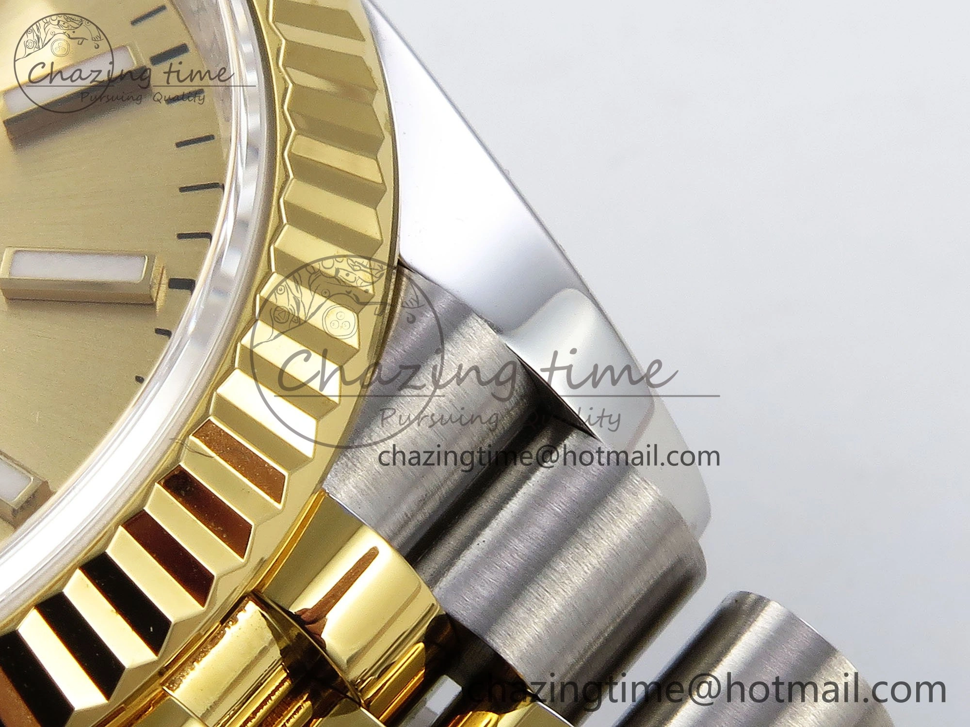 DateJust 36 126233 APF 1:1 Best Edition 904L Steel YG Sitck Dial on SS YG Jubilee Bracelet VR3235