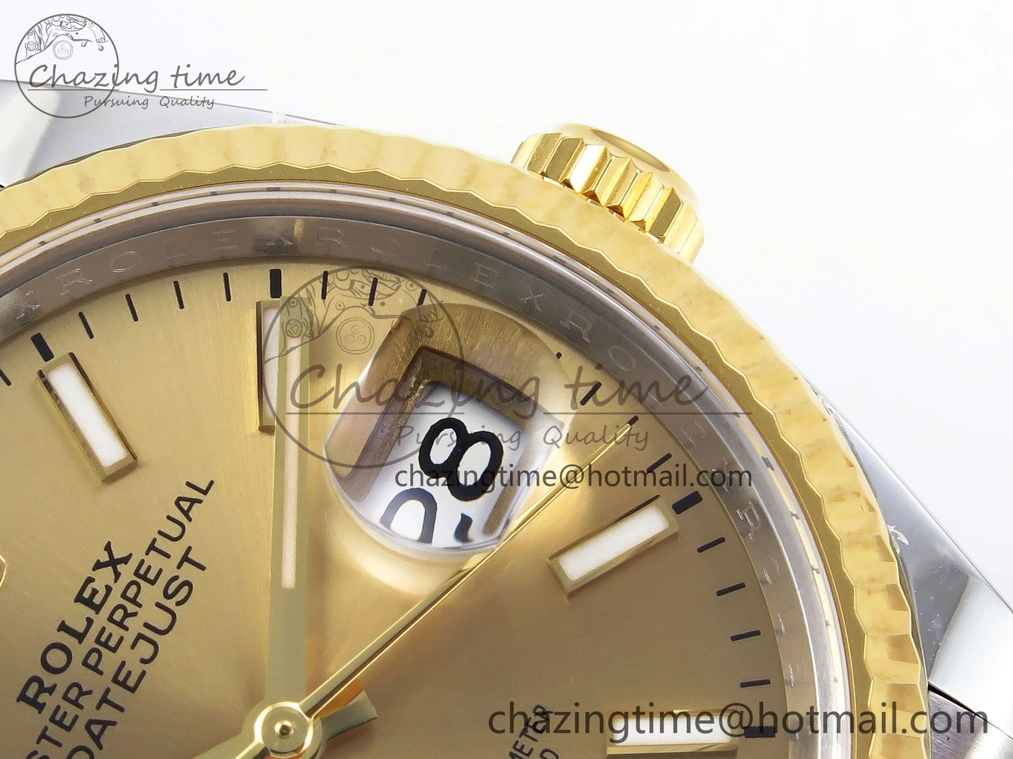 DateJust 36 126233 Clean 1:1 Best Edition 904L Steel YG Stick Dial on SS YG Jubilee Bracelet VR3235
