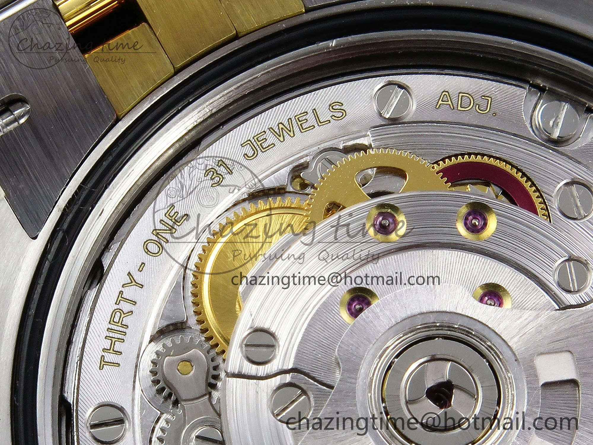 DateJust 36 126233 Clean 1:1 Best Edition 904L Steel YG Textured Diamonds Dial on SS YG Jubilee Bracelet VR3235