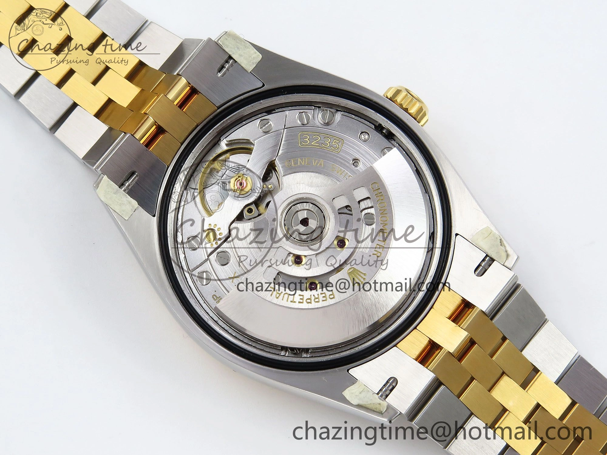 DateJust 36 126233 Clean 1:1 Best Edition 904L Steel YG Textured Diamonds Dial on SS YG Jubilee Bracelet VR3235