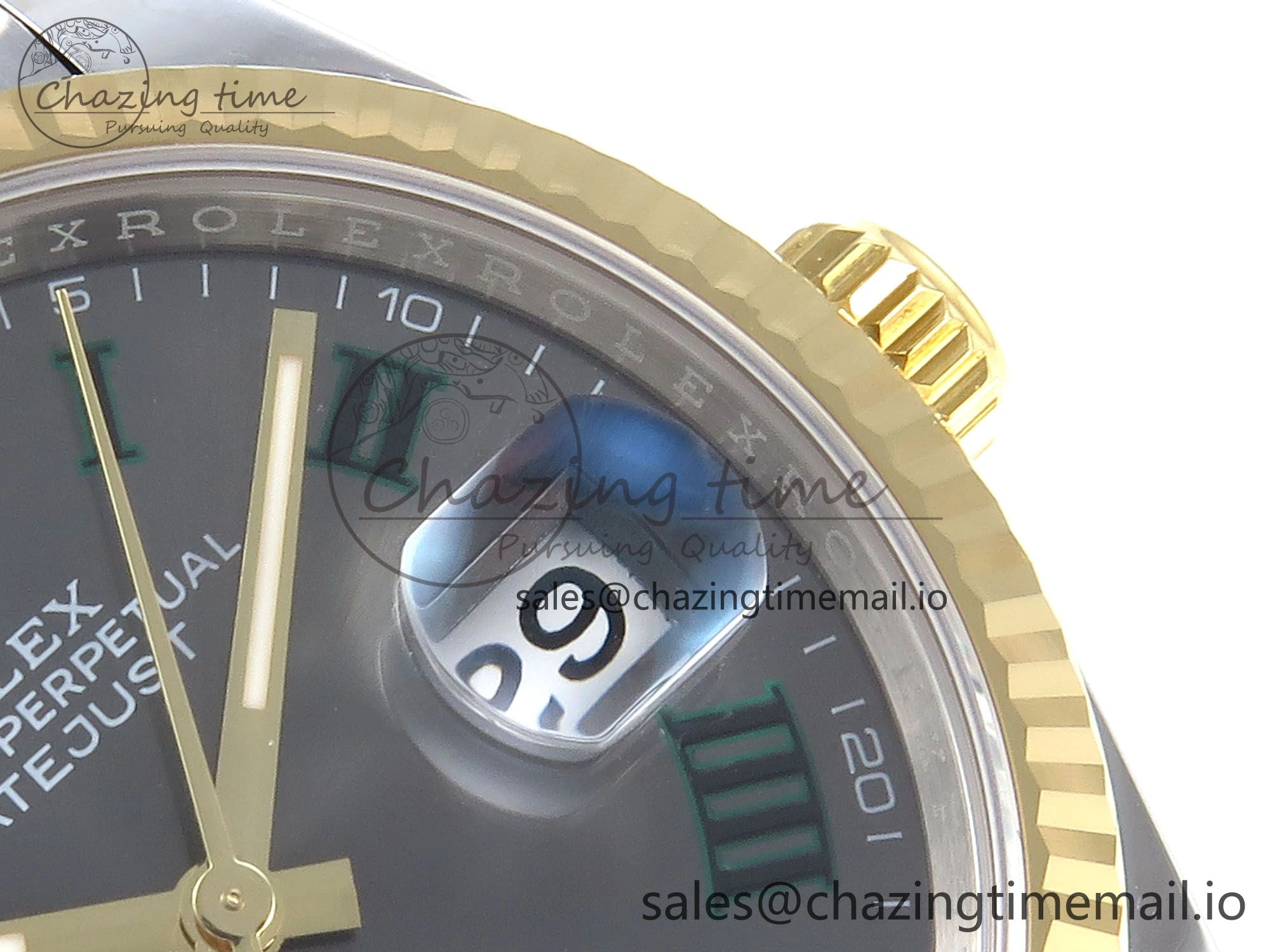 DateJust 36 126233 EWEF Best Edition Gray Roman Dial on SS YG Jubilee Bracelet A3235