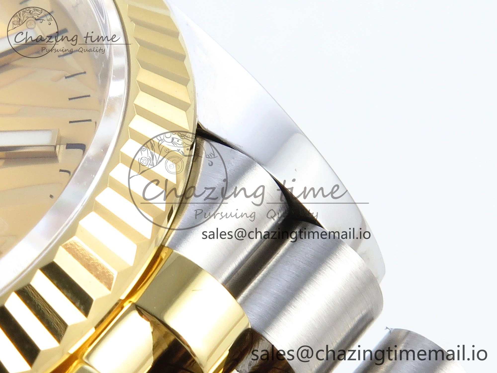 DateJust 36 126233 EWEF Best Edition YG Leaf Dial on SS YG Jubilee Bracelet A3235