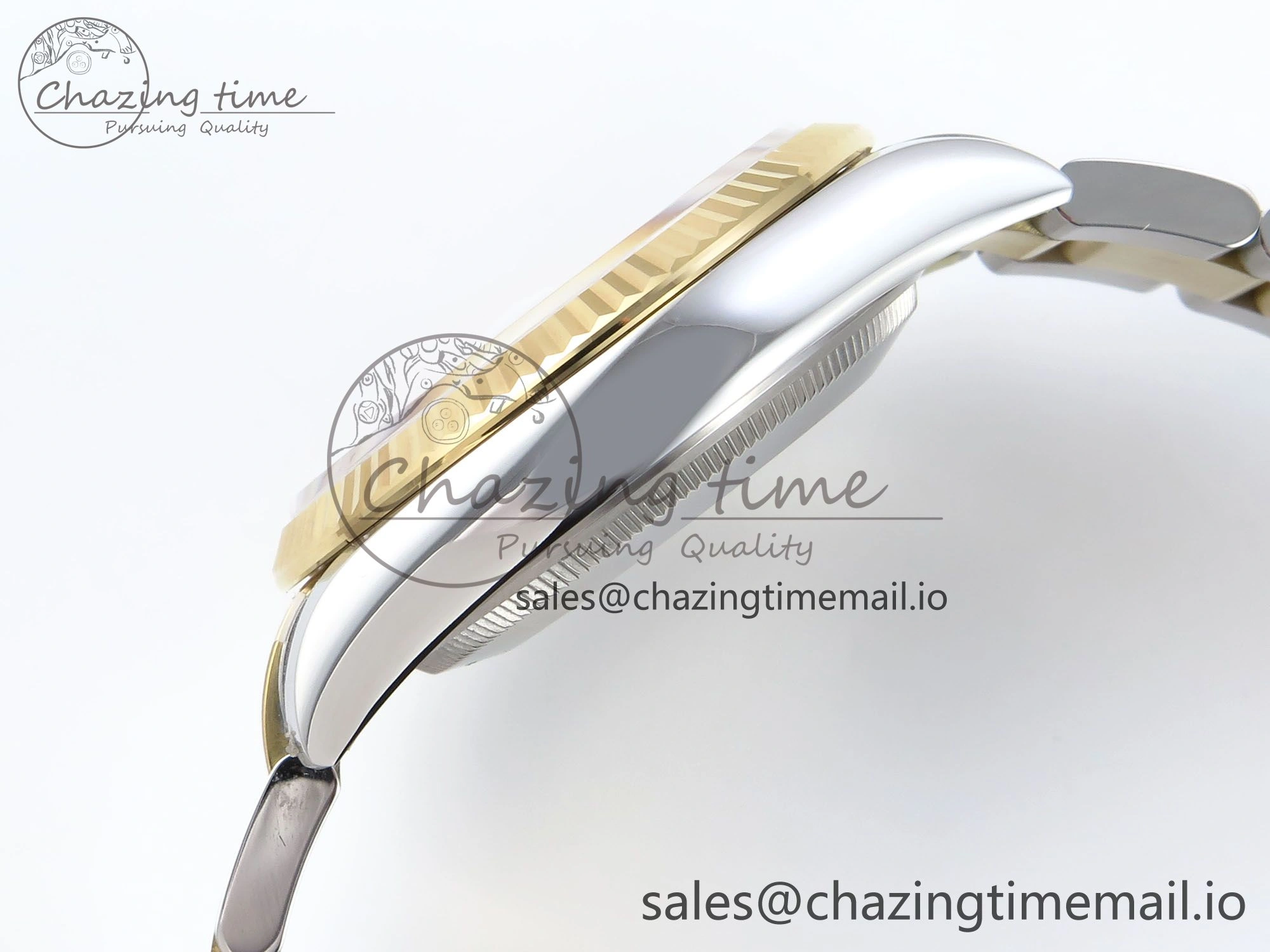 DateJust 36 126233 EWEF Best Edition YG Pattern Diamonds Dial on SS YG Oyster Bracelet A3235