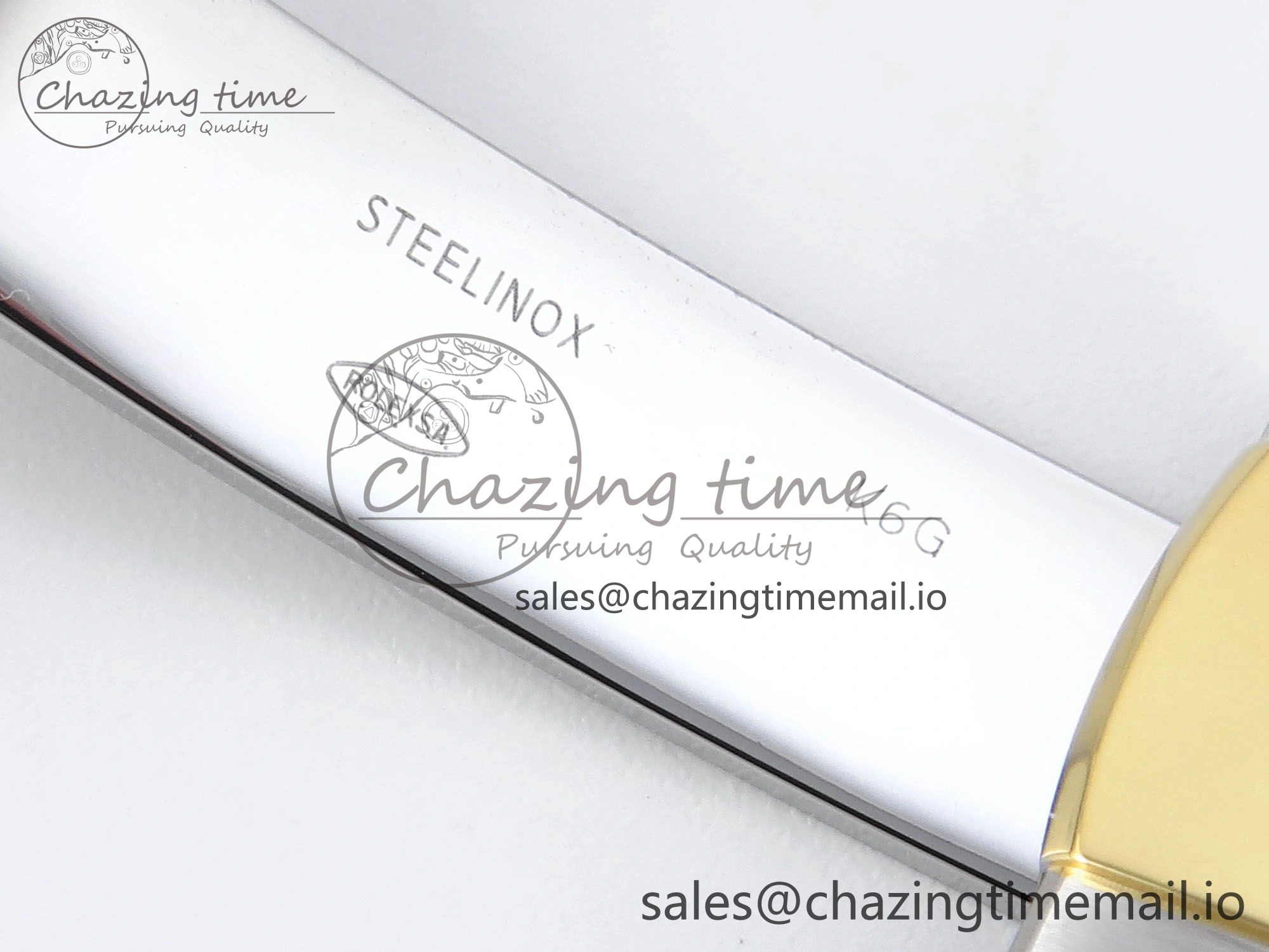 DateJust 36 126233 EWEF Best Edition YG Textured Dial Stick Marker on SS YG Jubilee Bracelet A3235