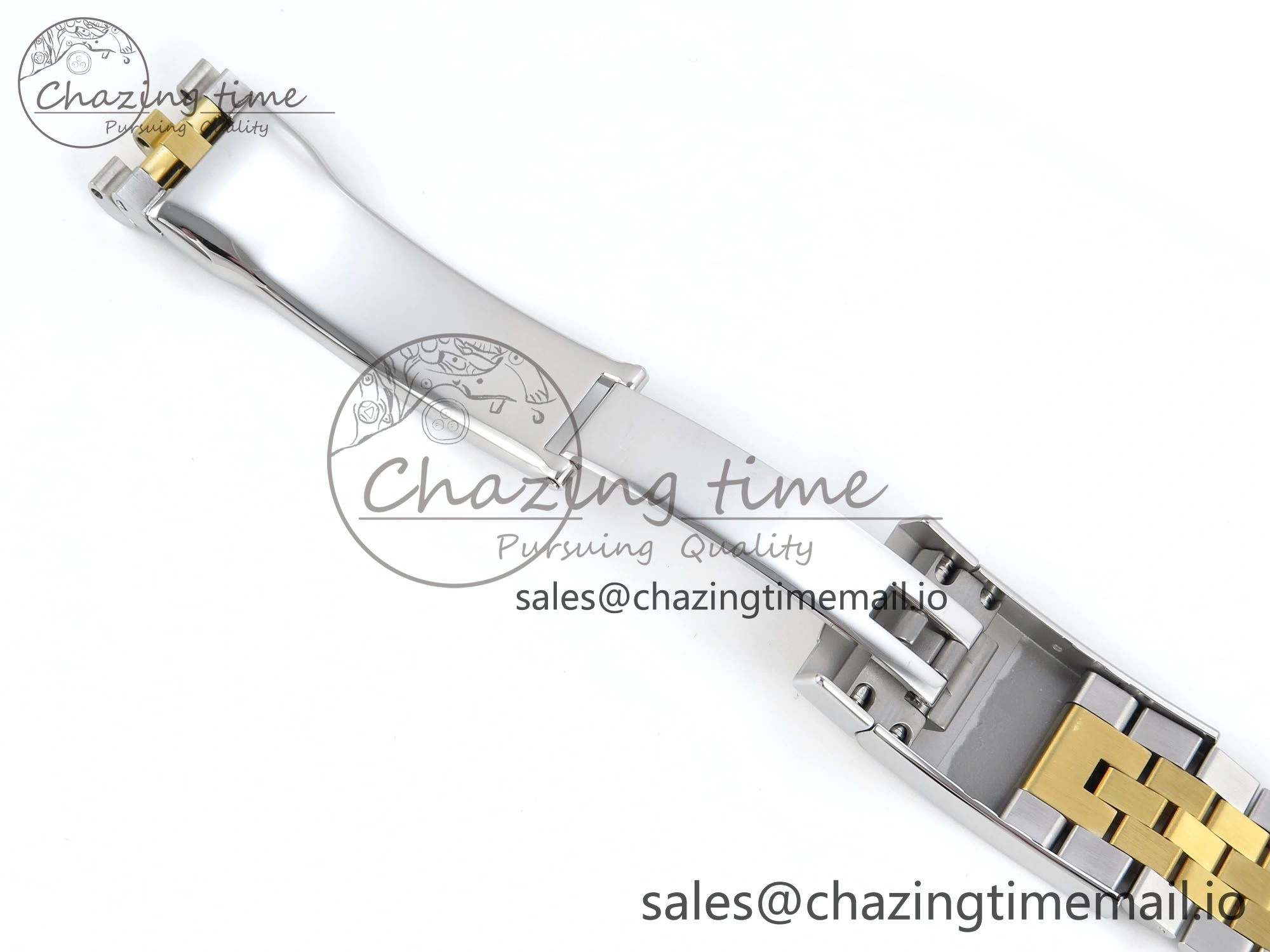 DateJust 36 126233 EWEF Best Edition YG Textured Dial Stick Marker on SS YG Jubilee Bracelet A3235