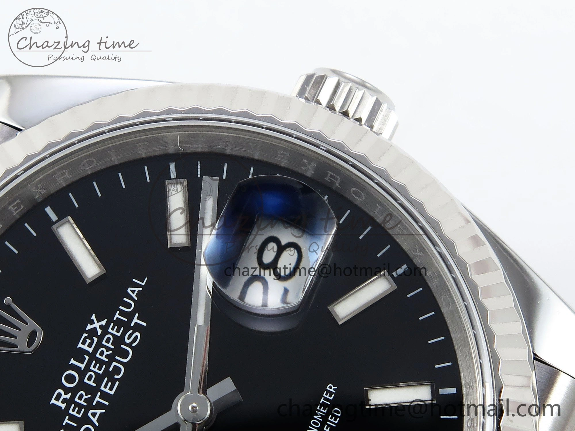 DateJust 36 126234 APF 1:1 Best Edition 904L Steel Black Sitck Dial on SS Jubilee Bracelet VR3235