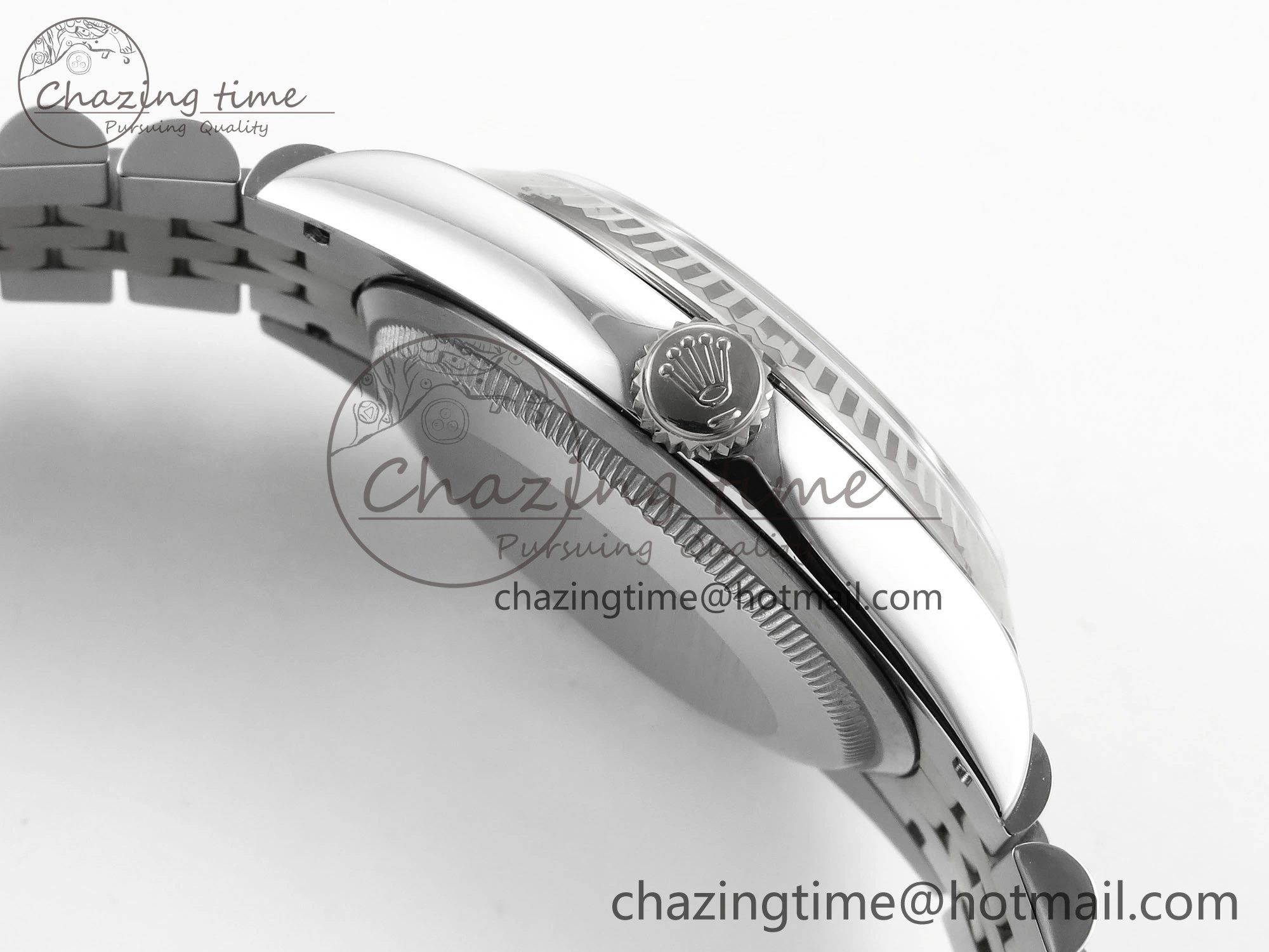 DateJust 36 126234 APF 1:1 Best Edition 904L Steel Gray Dial Green Roman on SS Jubilee Bracelet VR3235