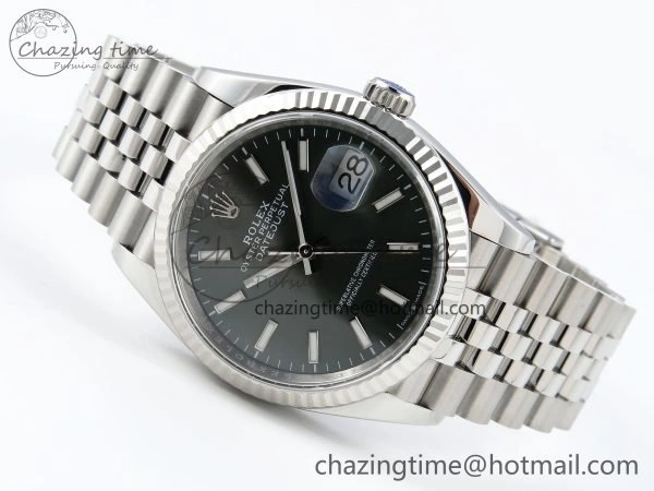 DateJust 36 126234 APF 1:1 Best Edition 904L Steel Green Sitck Dial on SS Jubilee Bracelet VR3235