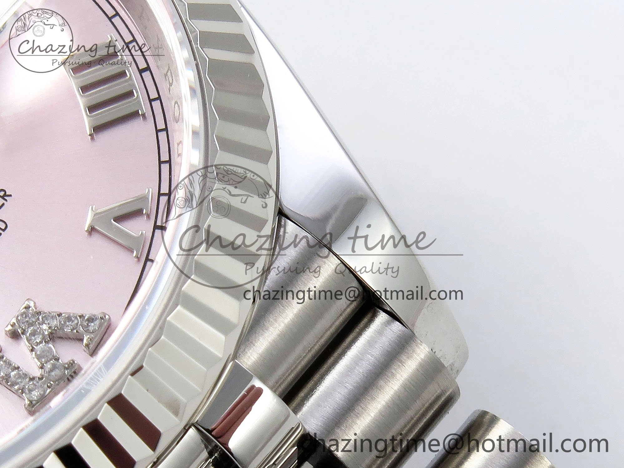 DateJust 36 126234 APF 1:1 Best Edition 904L Steel Pink Diamond Roman Dial on Jubilee Bracelet VR3235