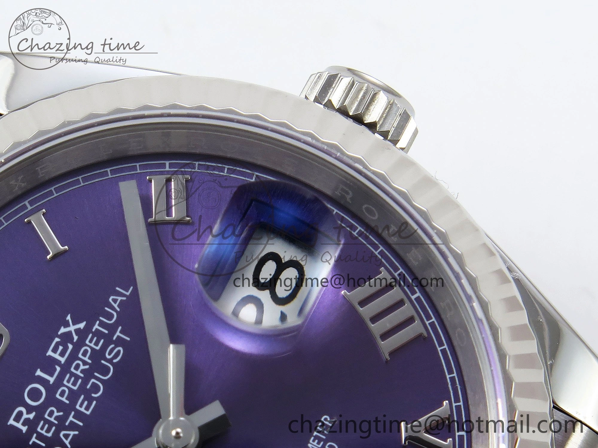 DateJust 36 126234 APF 1:1 Best Edition 904L Steel Purple Diamond Roman Dial on Jubilee Bracelet VR3235
