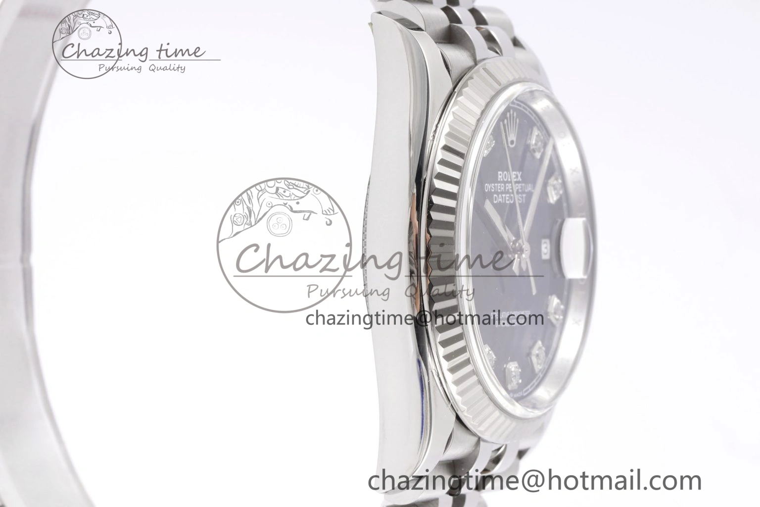 DateJust 36 126234 Clean 1:1 Best Edition 904L Steel Blue Diamonds Dial on Jubilee Bracelet VR3235