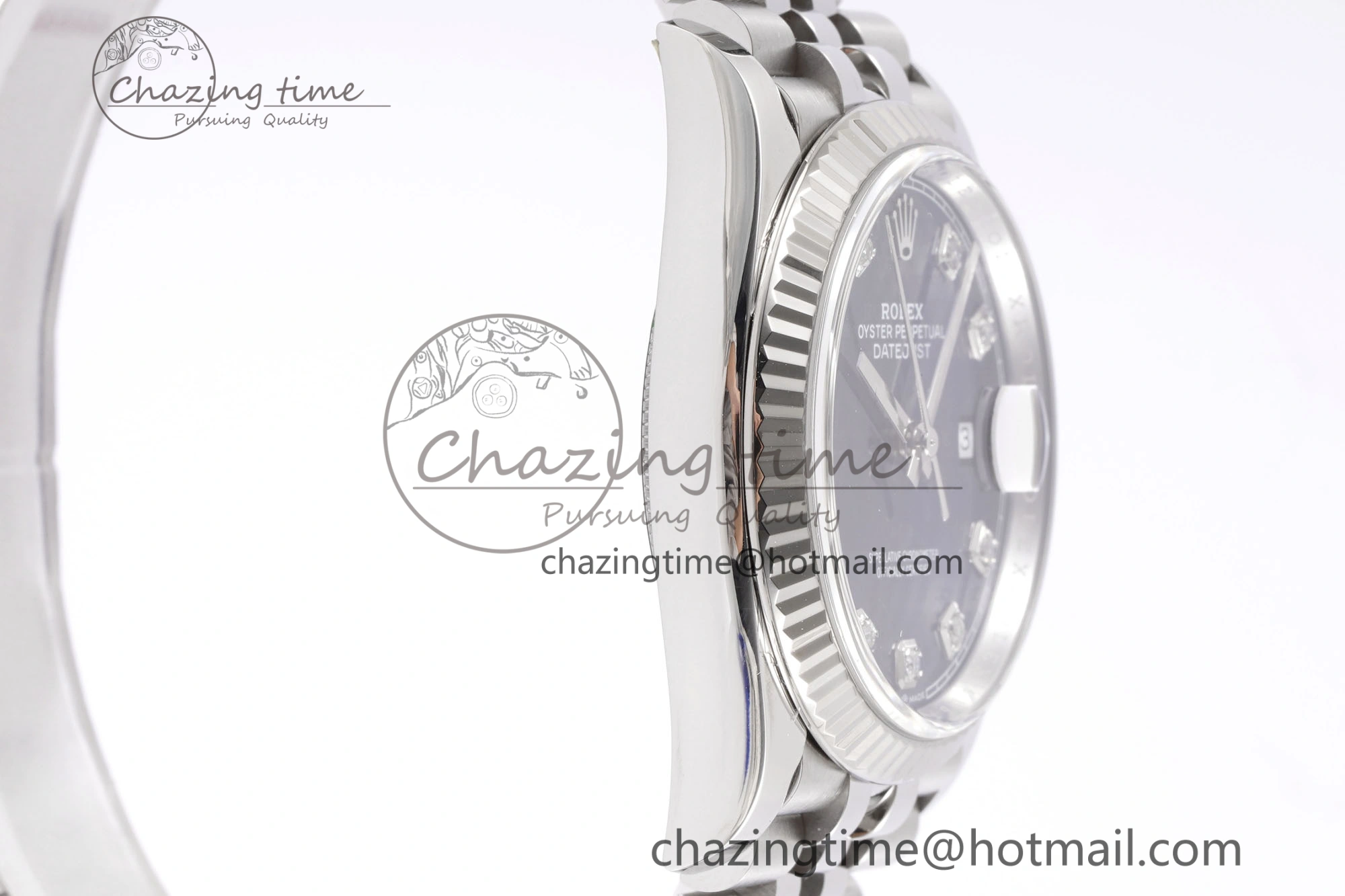 DateJust 36 126234 Clean 1:1 Best Edition 904L Steel Blue Diamonds Dial on Jubilee Bracelet VR3235