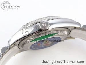 DateJust 36 126234 Clean 1:1 Best Edition 904L Steel Blue Textured Diamonds Dial on Jubilee Bracelet VR3235