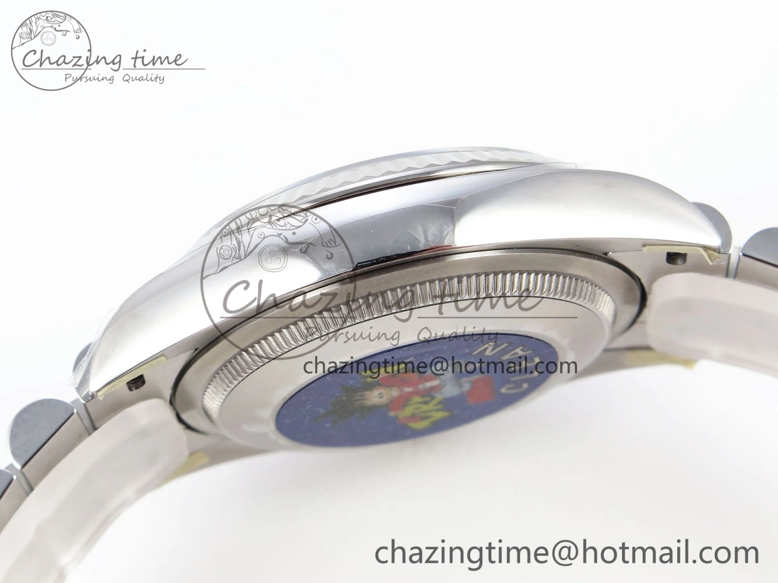 DateJust 36 126234 Clean 1:1 Best Edition 904L Steel Blue Textured Diamonds Dial on Jubilee Bracelet VR3235