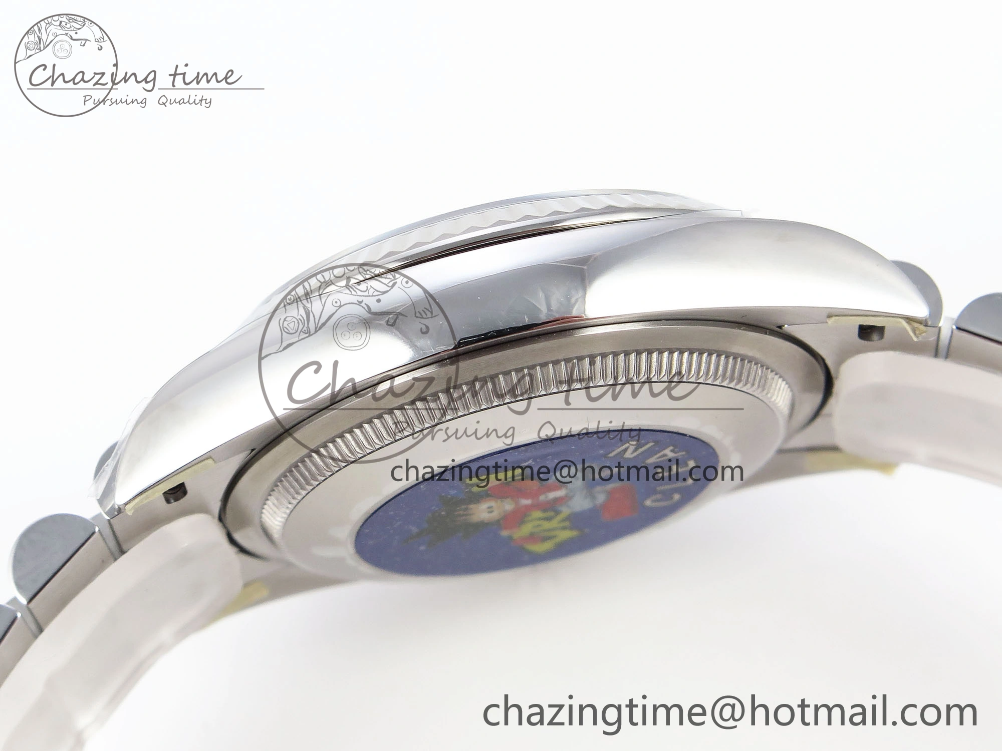 DateJust 36 126234 Clean 1:1 Best Edition 904L Steel Blue Textured Diamonds Dial on Jubilee Bracelet VR3235