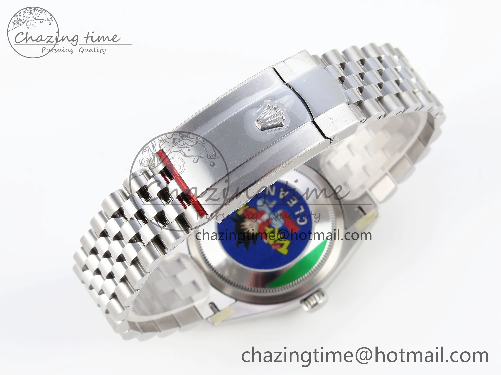 DateJust 36 126234 Clean 1:1 Best Edition 904L Steel Blue Textured Diamonds Dial on Jubilee Bracelet VR3235