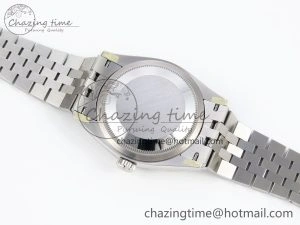 DateJust 36 126234 Clean 1:1 Best Edition 904L Steel Blue Textured Diamonds Dial on Jubilee Bracelet VR3235