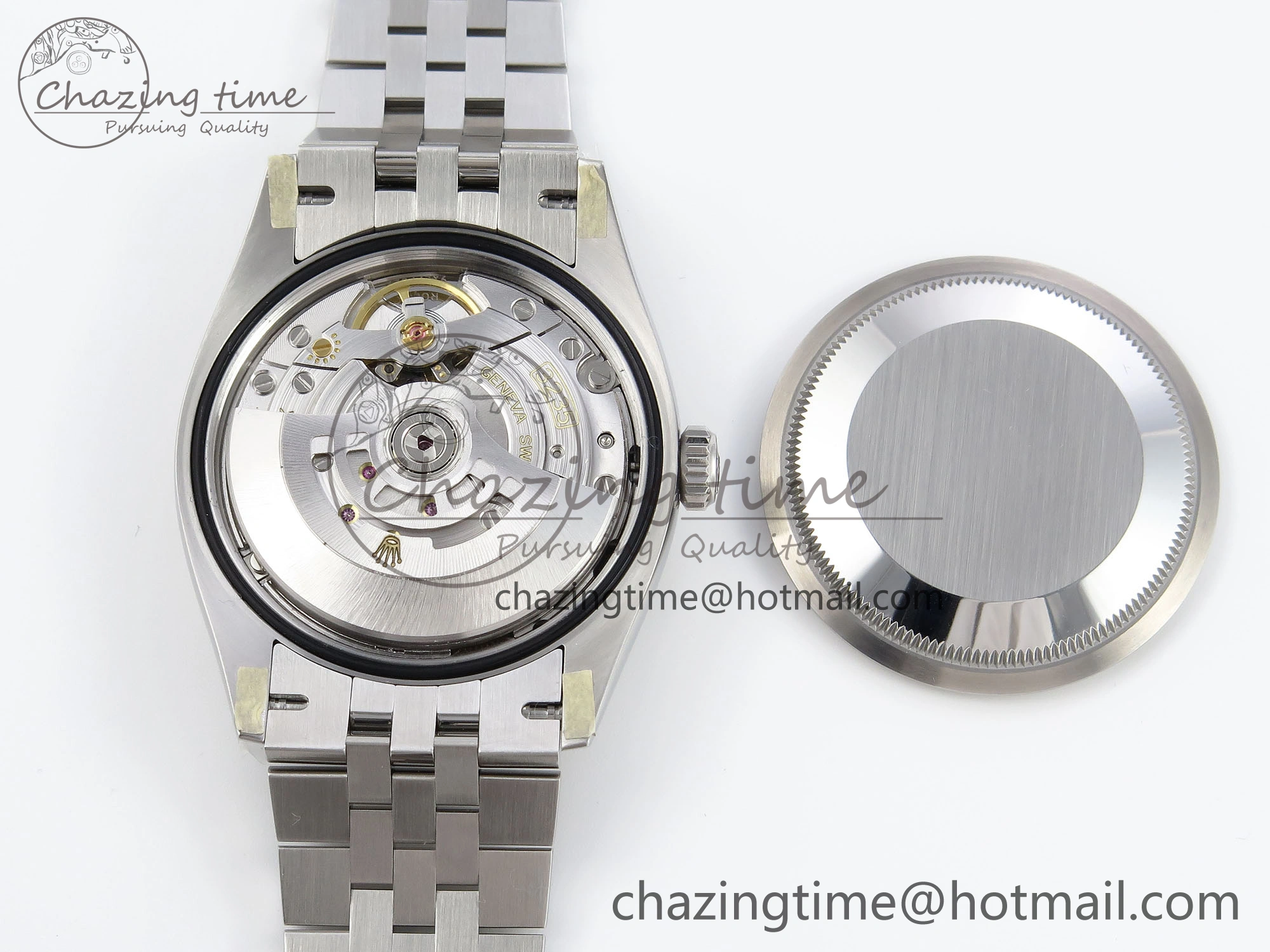 DateJust 36 126234 Clean 1:1 Best Edition 904L Steel Blue Textured Diamonds Dial on Jubilee Bracelet VR3235