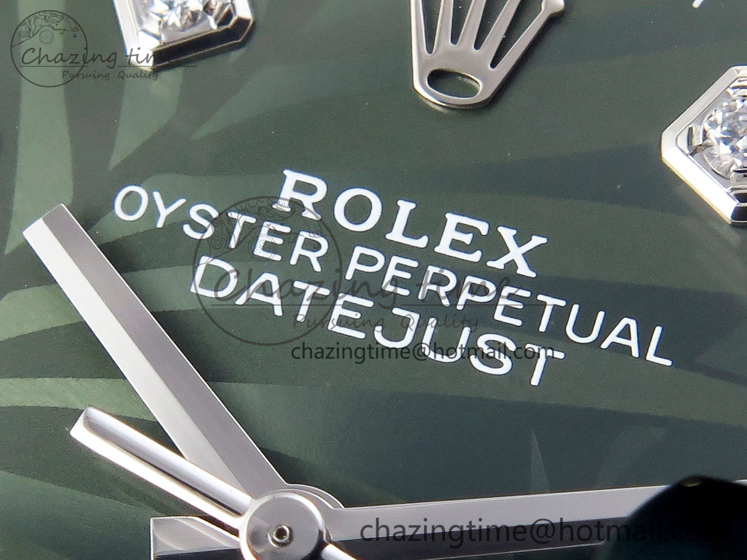 DateJust 36 126234 Clean 1:1 Best Edition 904L Steel Green Leaf Diamonds Dial on Jubilee Bracelet VR3235
